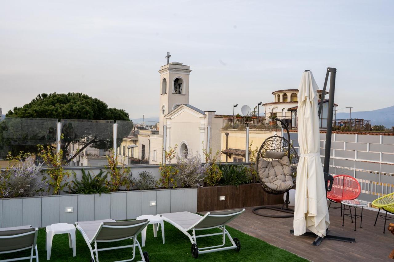 Houses & Rooftop Pompei - Sky Pompeia Exterior foto