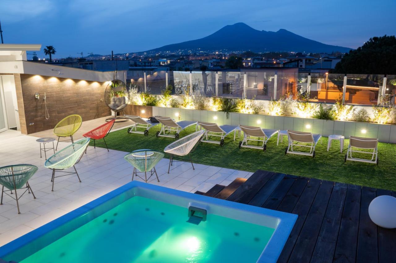 Houses & Rooftop Pompei - Sky Pompeia Exterior foto